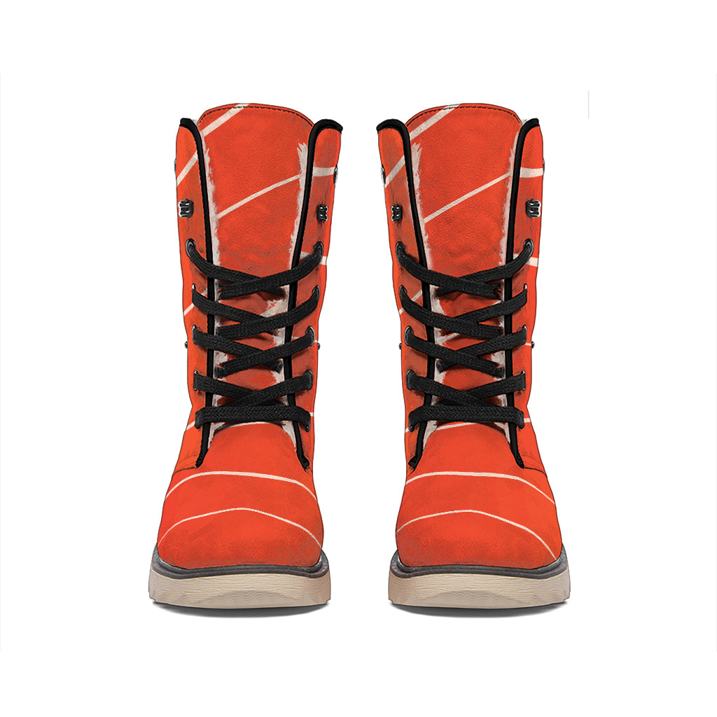 Salmon Artwork Print Winter Boots