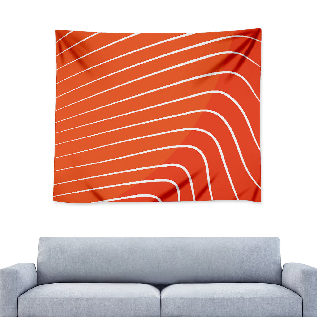 Salmon Print Tapestry