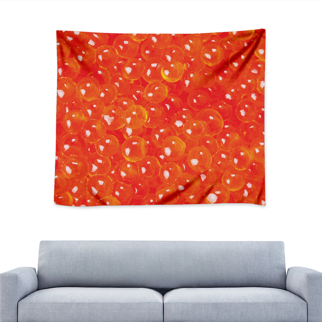 Salmon Roe Print Tapestry