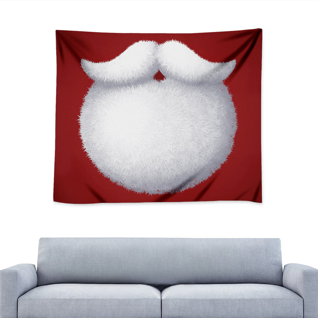 Santa Claus Beard Print Tapestry