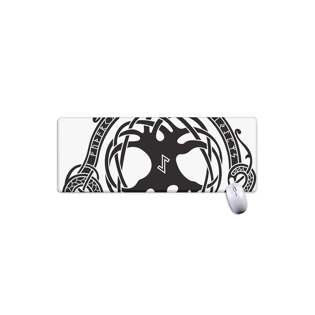 Scandinavian Yggdrasil Print Extended Mouse Pad