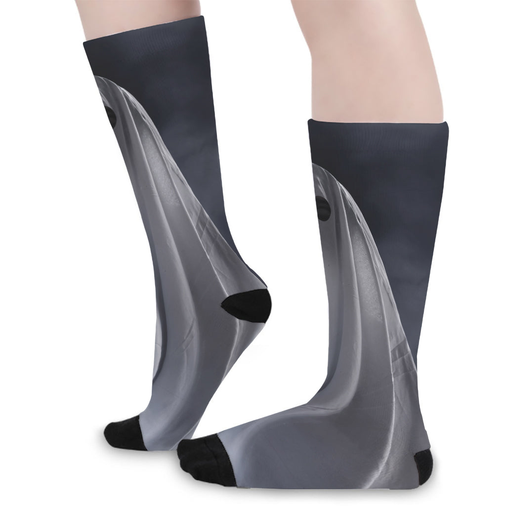 Scary Ghost 3D Print Long Socks