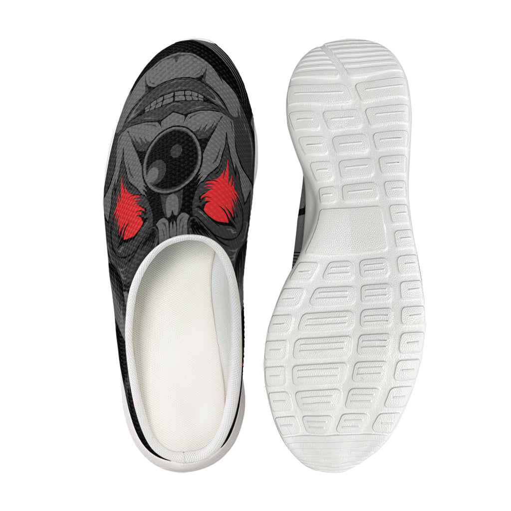 Scary Joker Card Print Mesh Casual Shoes