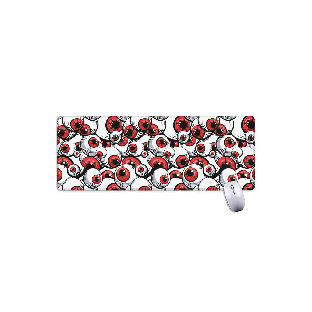 Scary Red Eyeball Pattern Print Extended Mouse Pad