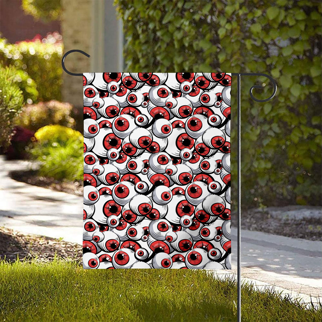 Scary Red Eyeball Pattern Print House Flag