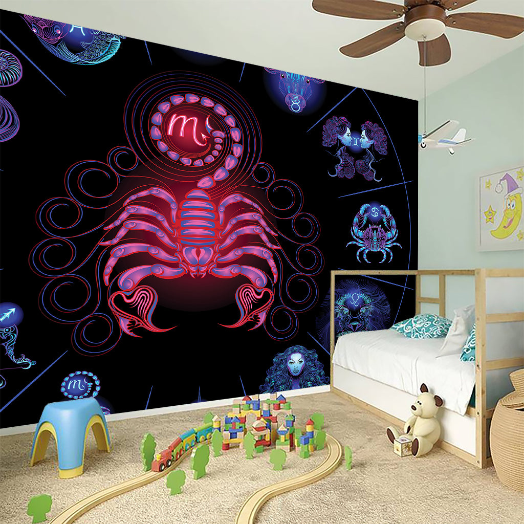 Scorpio And Astrological Signs Print Wall Sticker