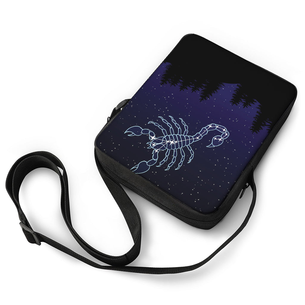 Scorpio Constellation Print Rectangular Crossbody Bag
