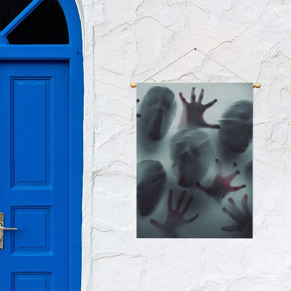 Screaming Horror Ghost 3D Print Garden Flag