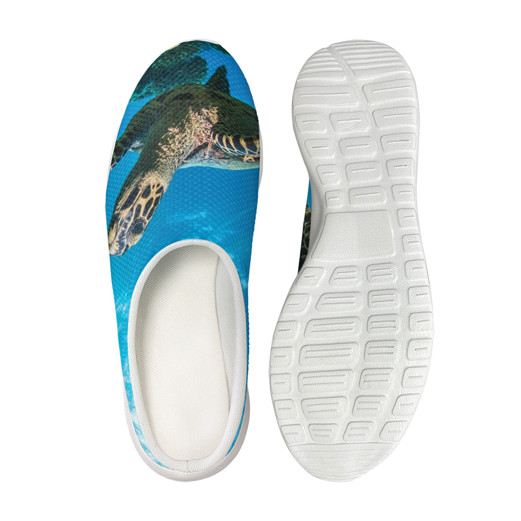Sea Turtle Underwater Print Mesh Casual Shoes