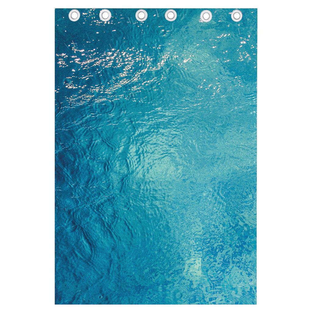 Sea Water Surface Print Curtain