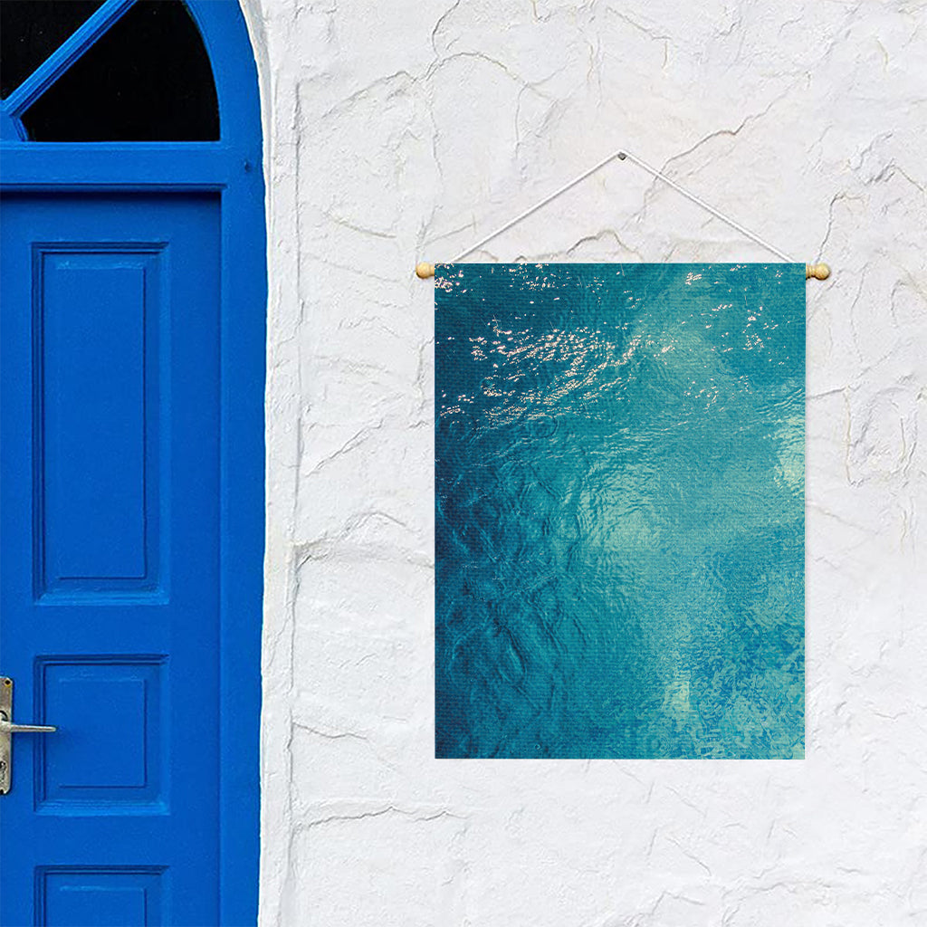 Sea Water Surface Print Garden Flag