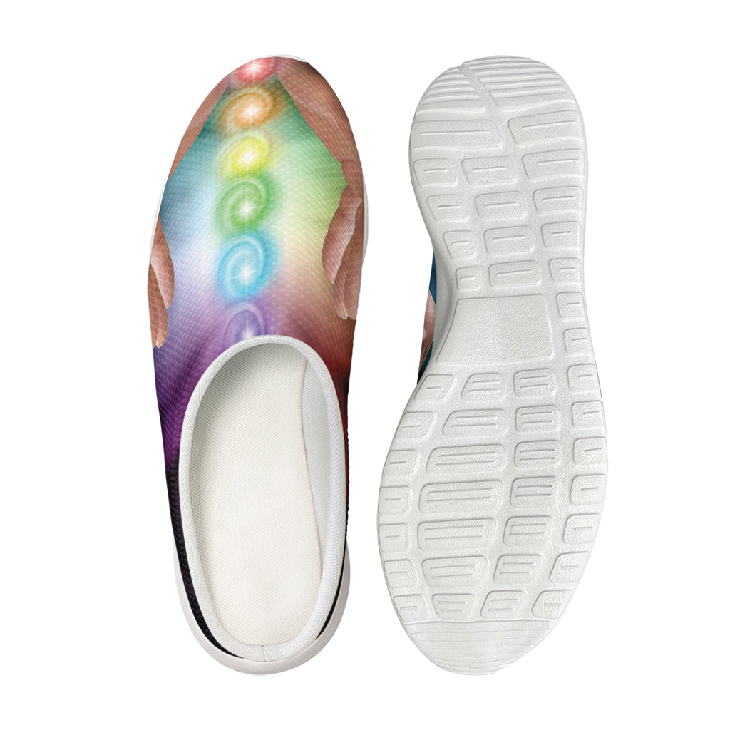 Seven Chakras Energy Print Mesh Casual Shoes