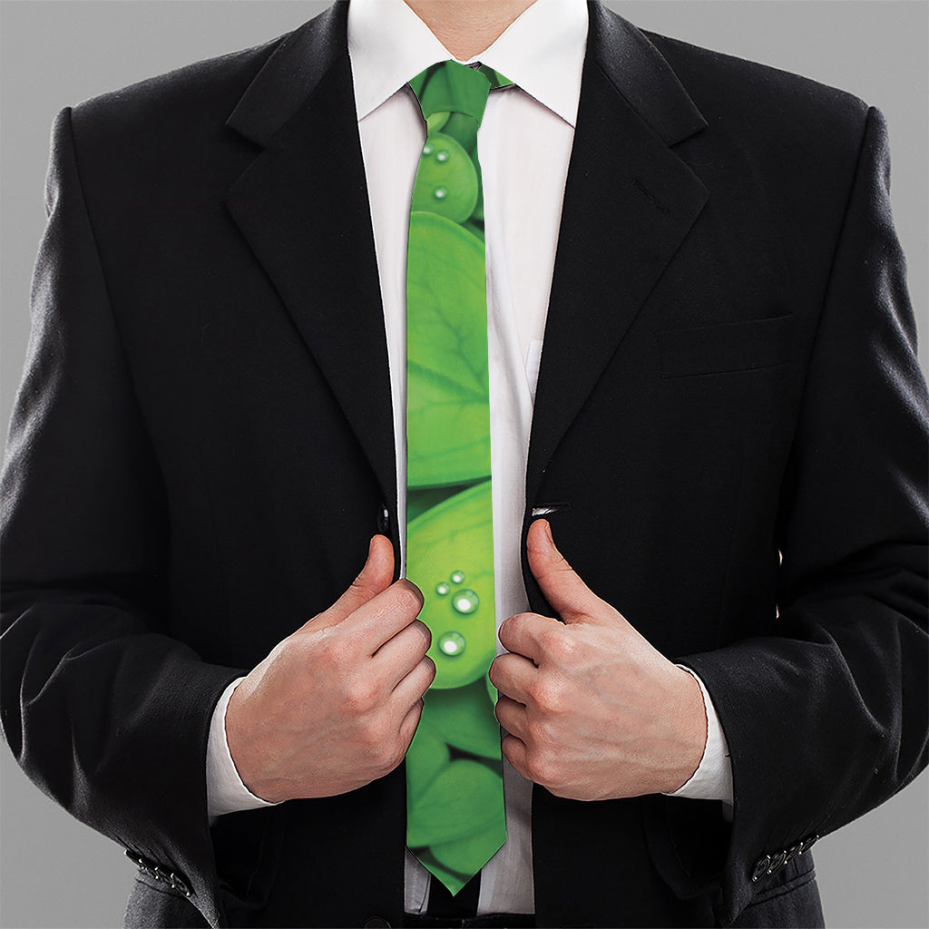 Shamrock Clover St. Patrick's Day Print Necktie
