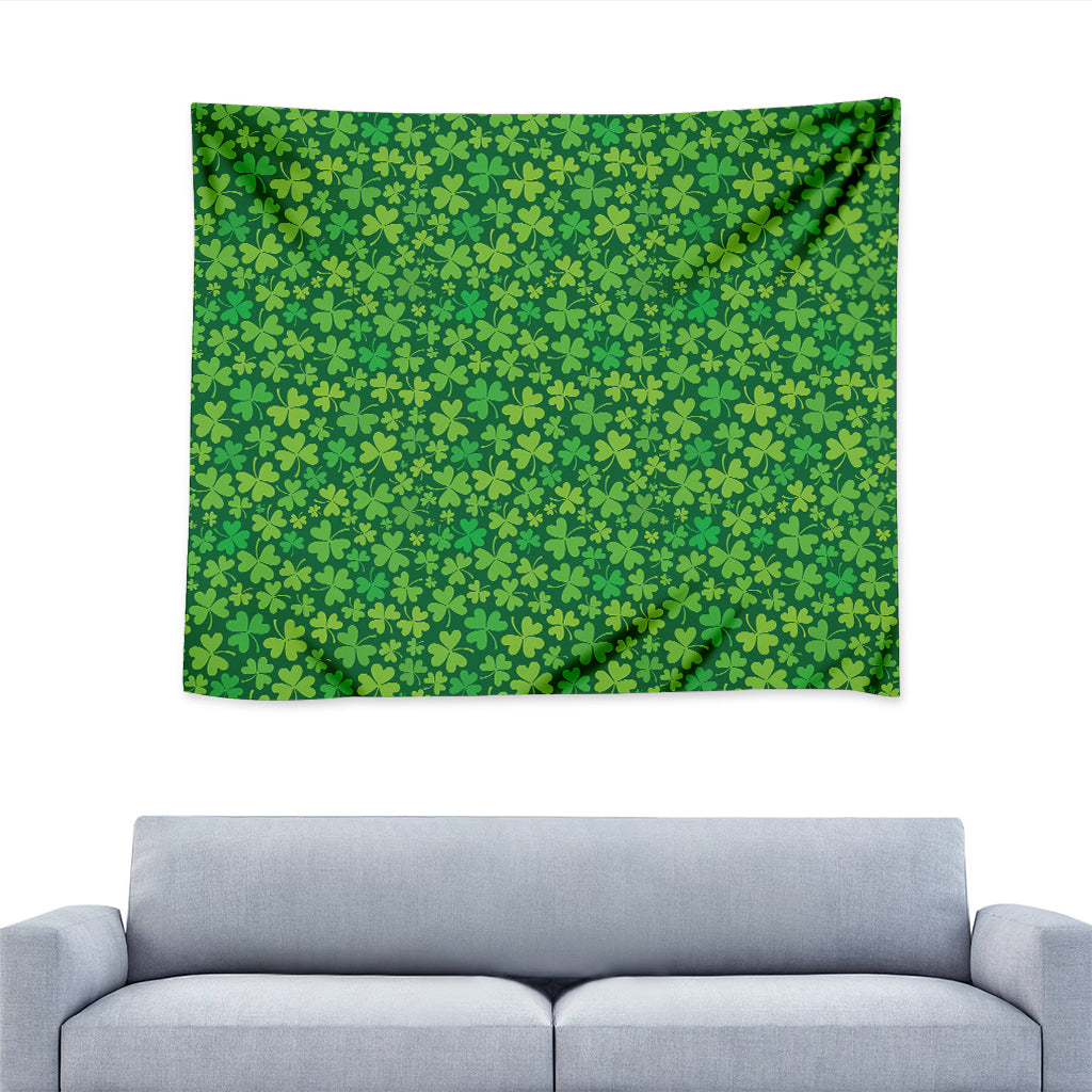 Shamrock Leaf St. Patrick's Day Print Tapestry