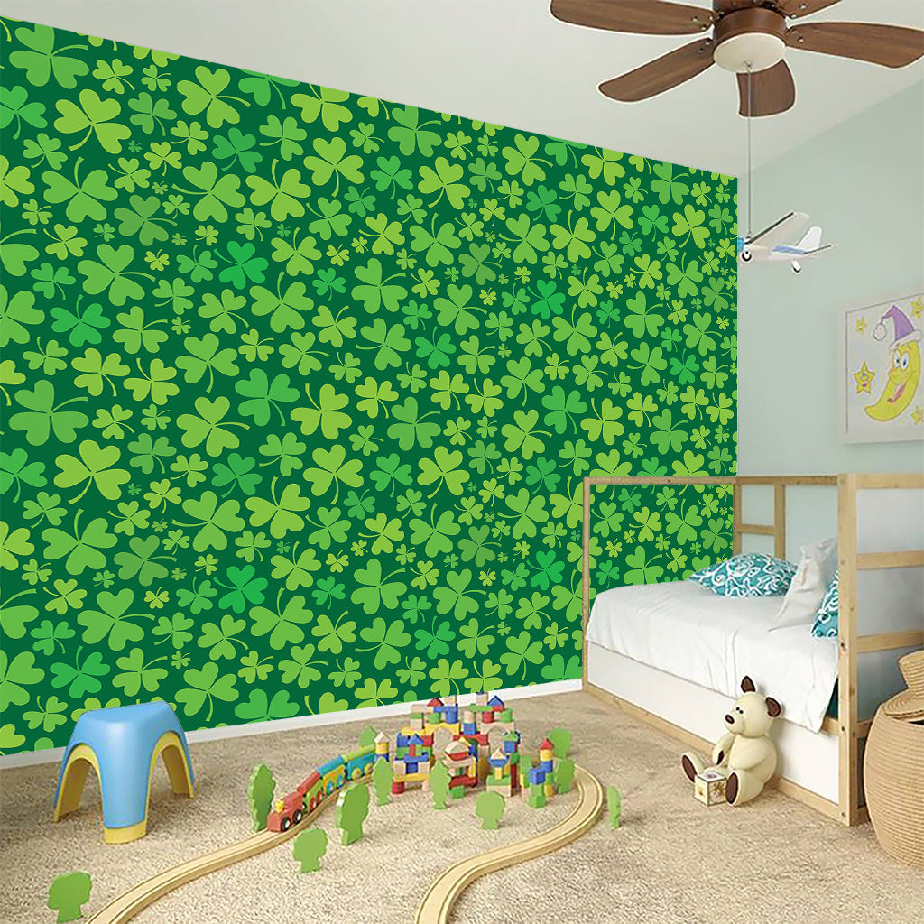 Shamrock Leaf St. Patrick's Day Print Wall Sticker