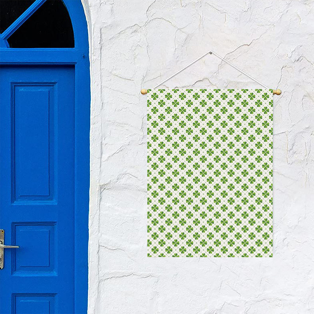 Shamrock Saint Patrick's Day Print Garden Flag