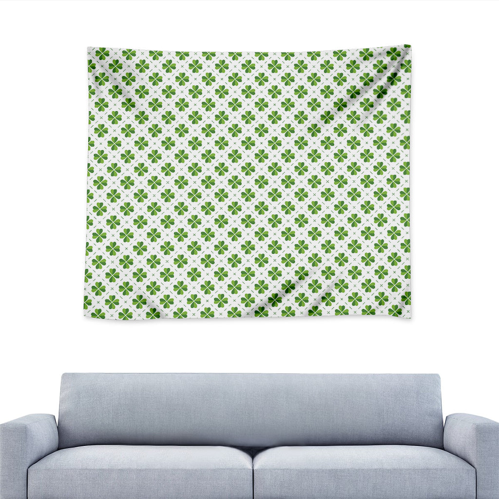 Shamrock Saint Patrick's Day Print Tapestry