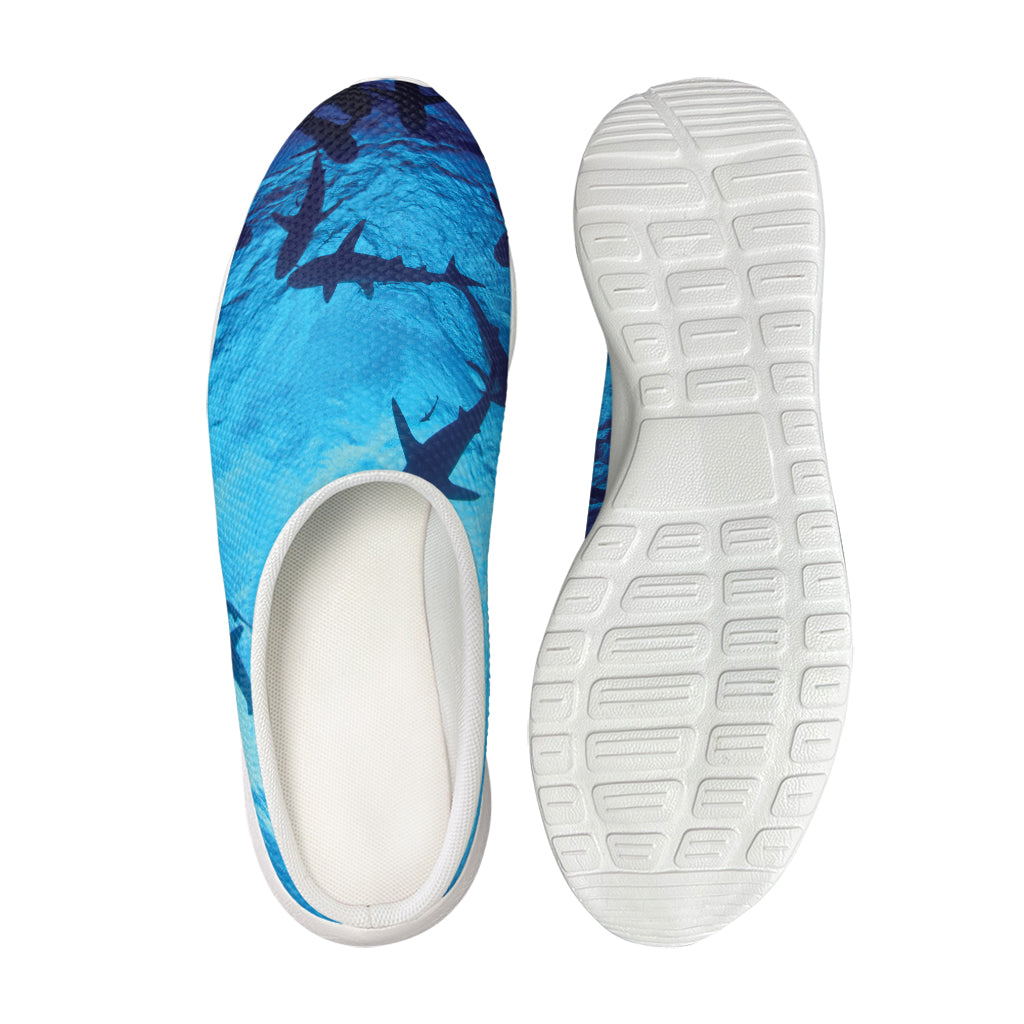 Shark Underwear Print Mesh Casual Shoes