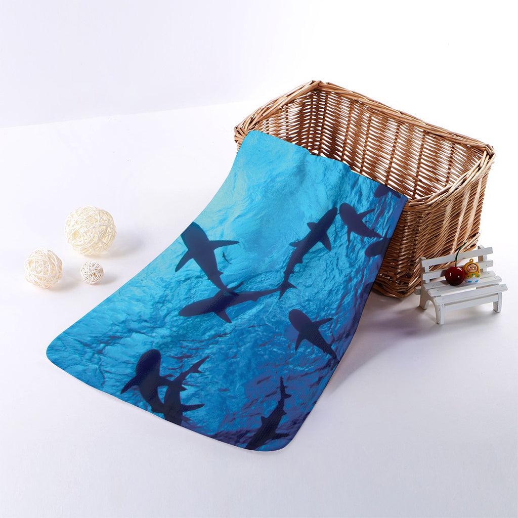 Shark Underwear Print Towel
