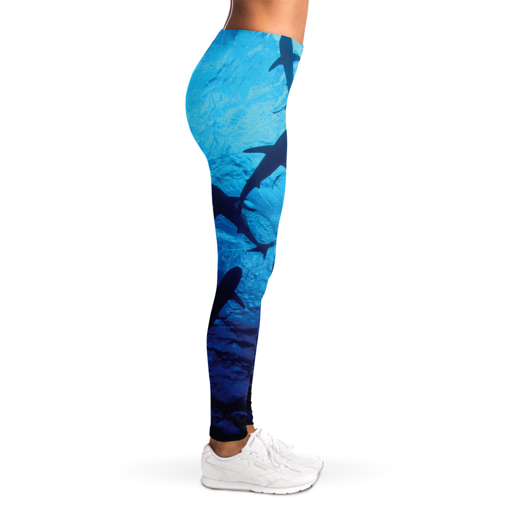 Shark Underwear Print Women's Leggings