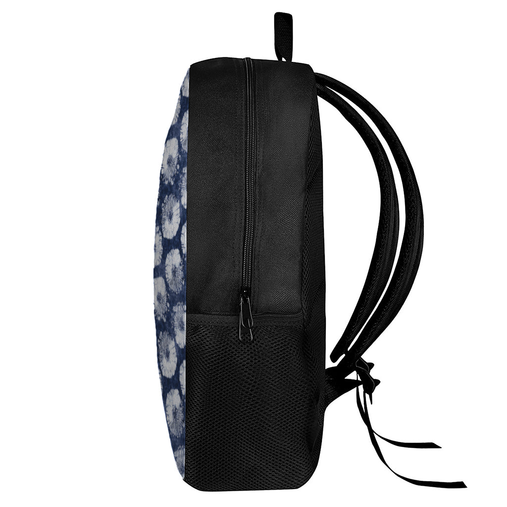 Shibori Motif Pattern Print 17 Inch Backpack