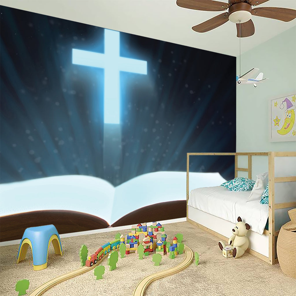 Shining Holy Bible Print Wall Sticker