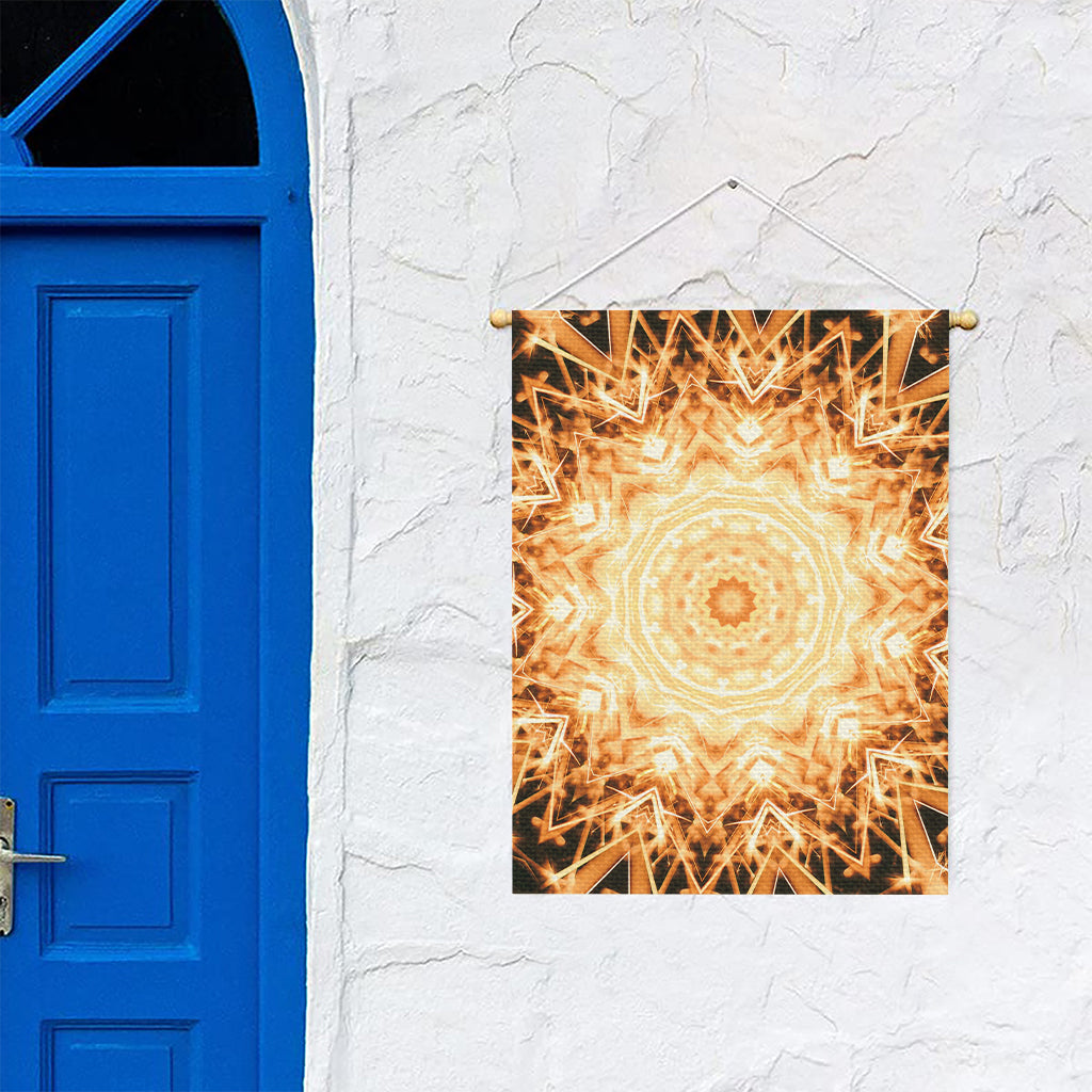 Shining Kaleidoscope Print Garden Flag