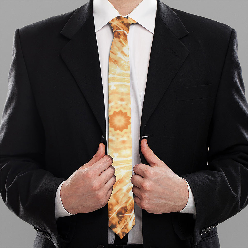 Shining Kaleidoscope Print Necktie