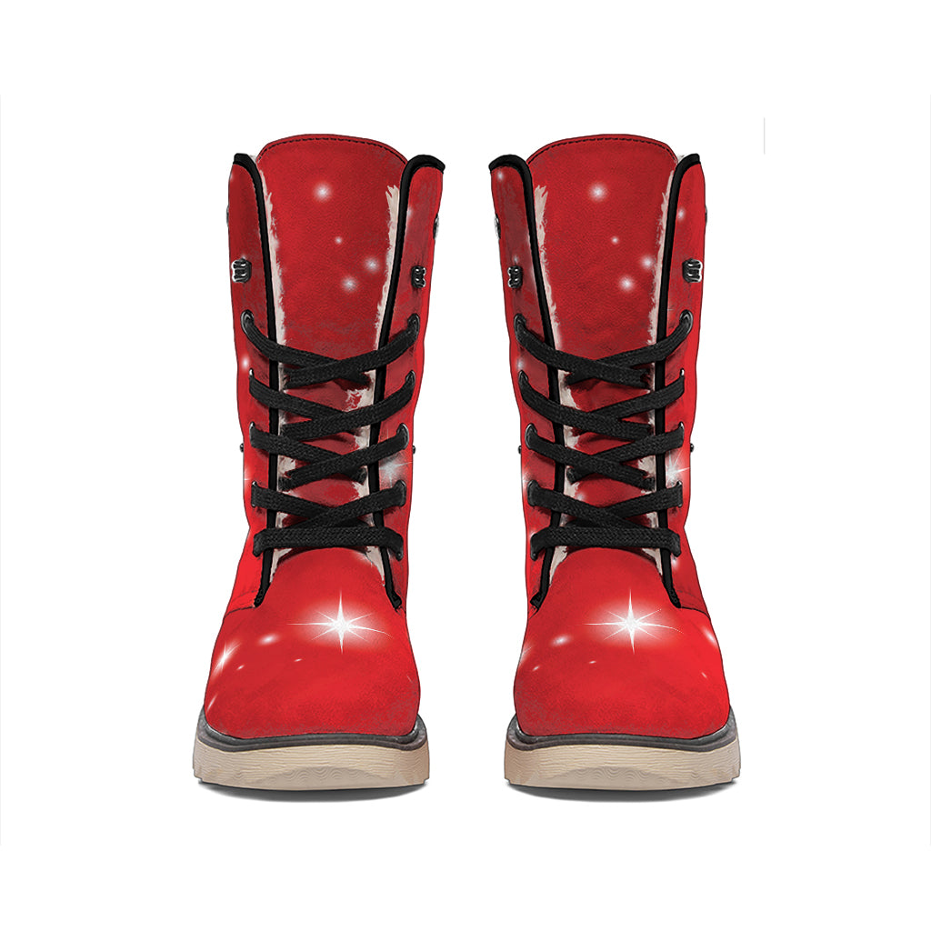 Shiny Sparkle Print Winter Boots