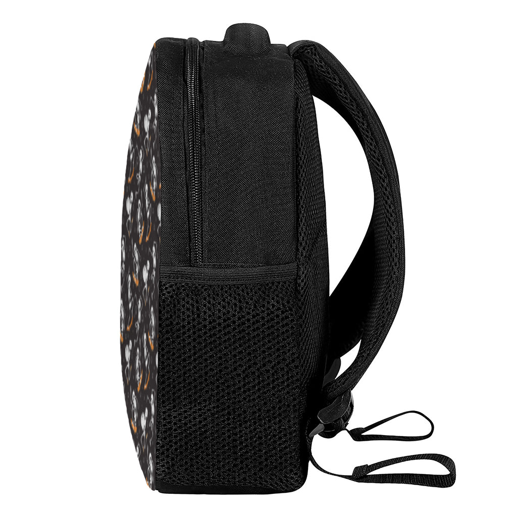 Skateboarding Skeleton Pattern Print Casual Backpack