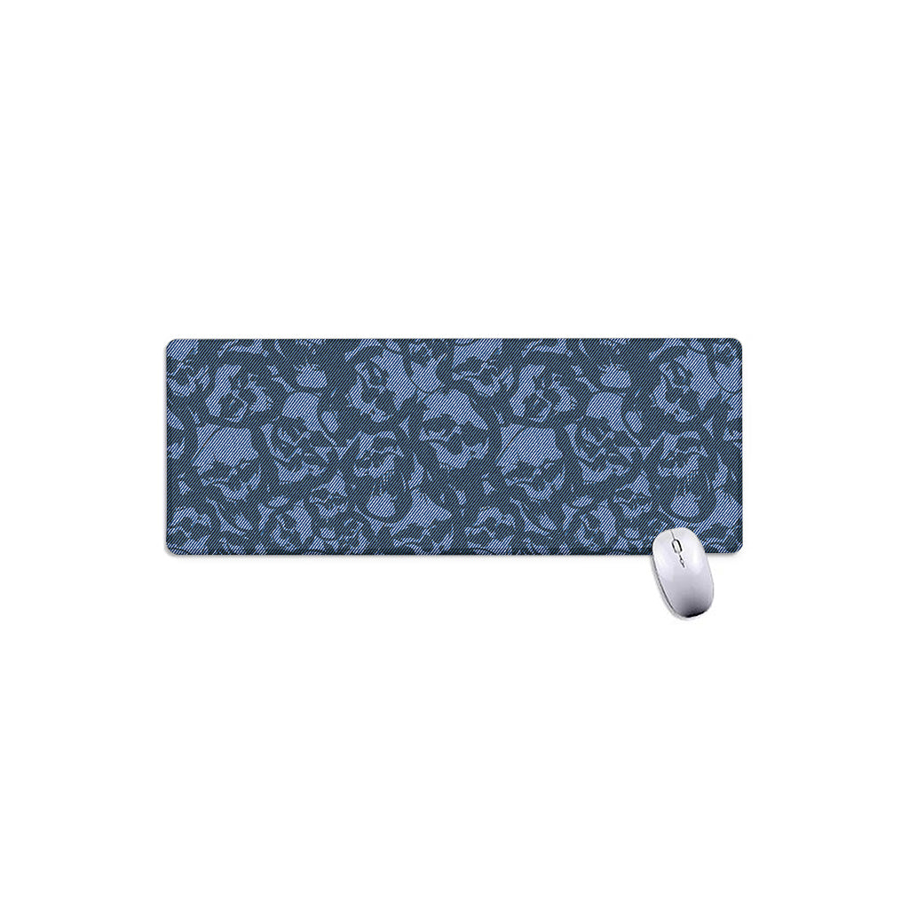 Skull Denim Jeans Pattern Print Extended Mouse Pad