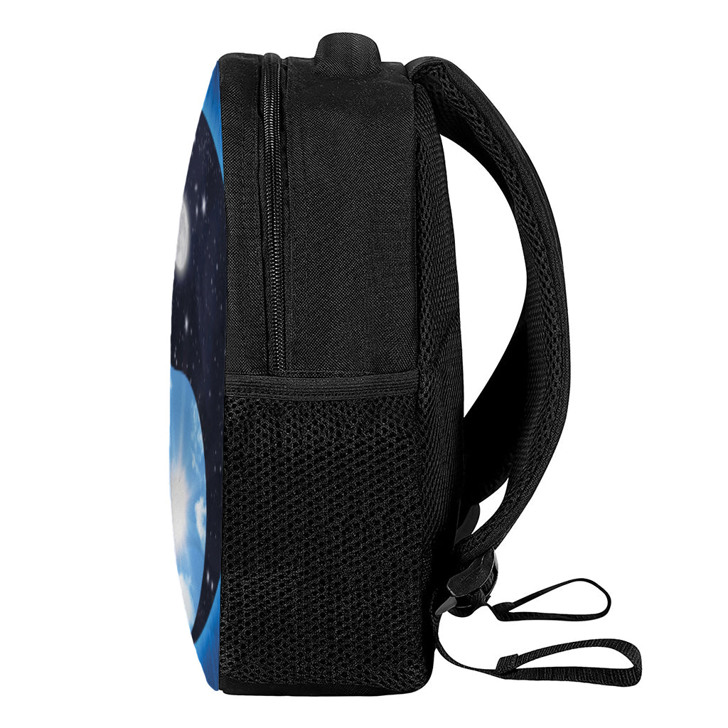 Sky And Space Yin Yang Print Casual Backpack