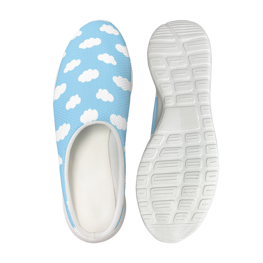 Sky Cloud Pattern Print Mesh Casual Shoes