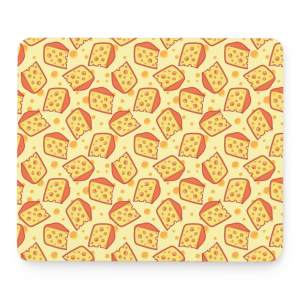 Slice Of Cheese Pattern Print Mouse Pad