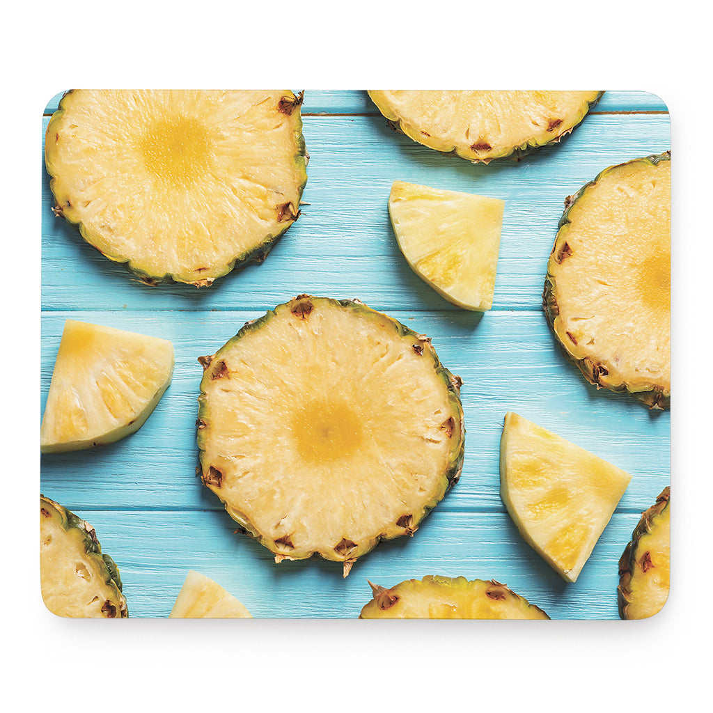 Sliced Pineapple Print Mouse Pad