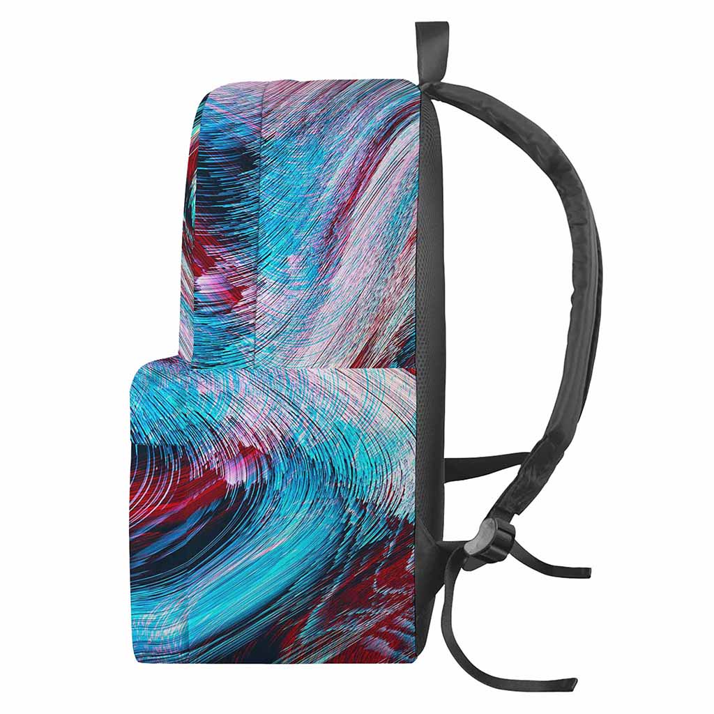 Smoke Psychedelic Trippy Print Backpack