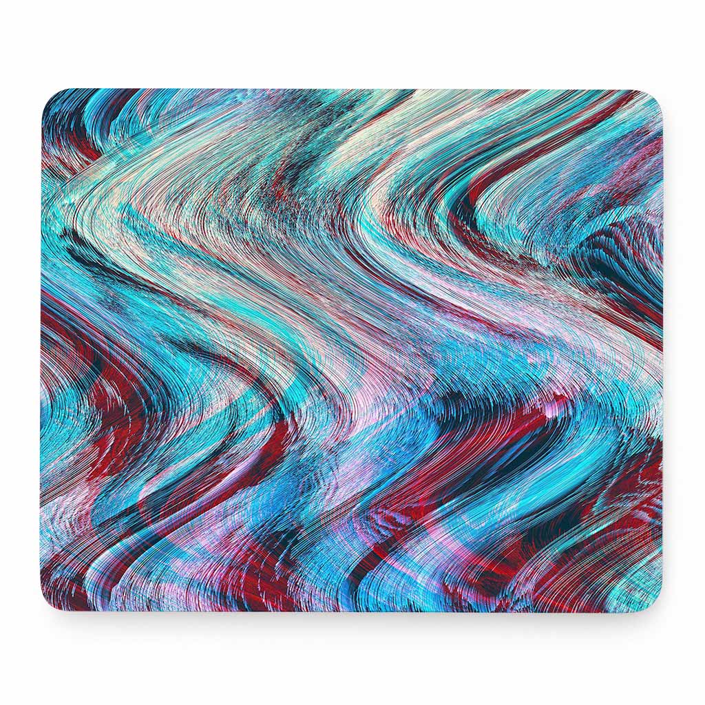 Smoke Psychedelic Trippy Print Mouse Pad