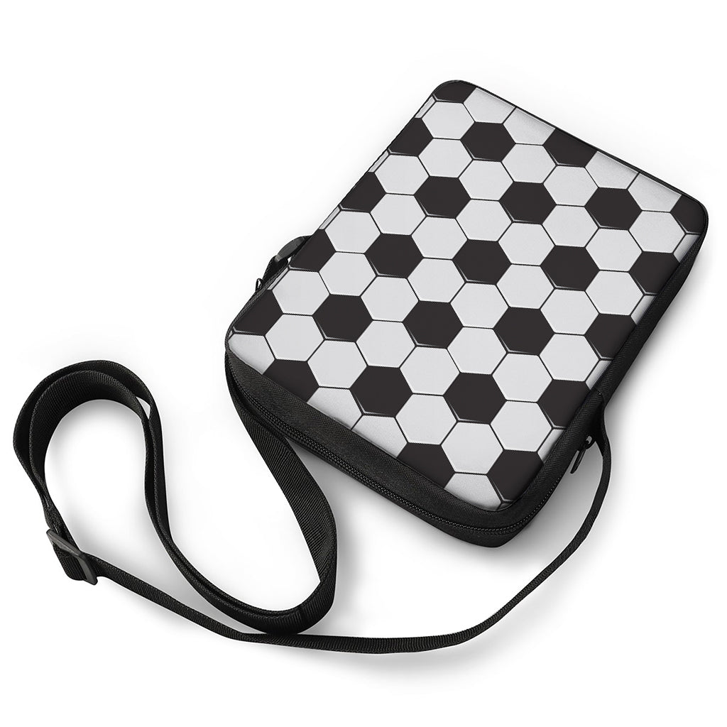 Soccer Ball Print Rectangular Crossbody Bag