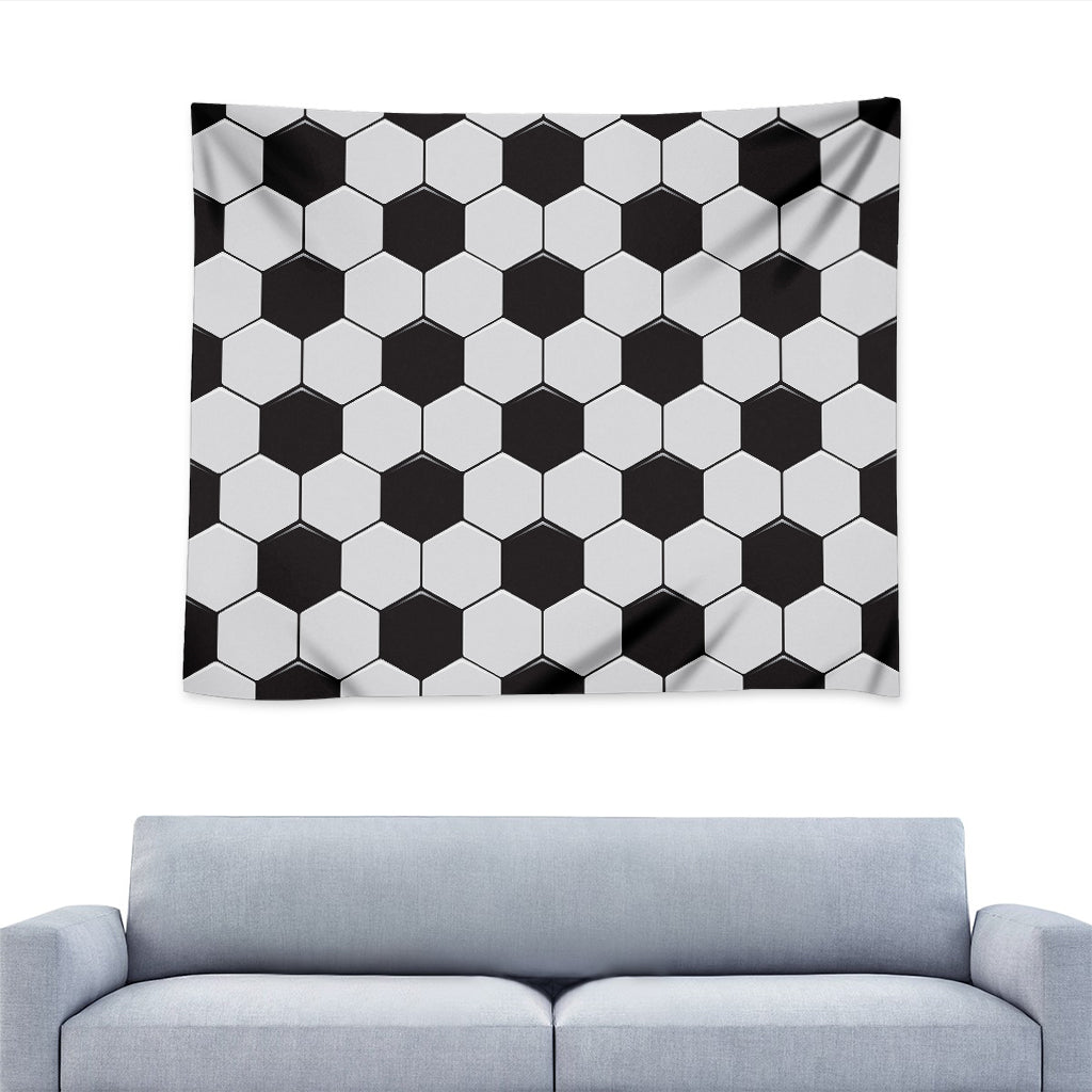 Soccer Ball Print Tapestry