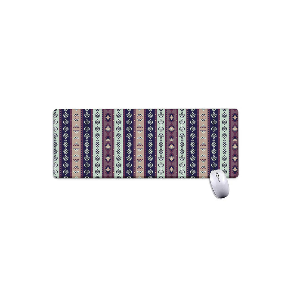Southwestern Stripe Pattern Print Extended Mouse Pad