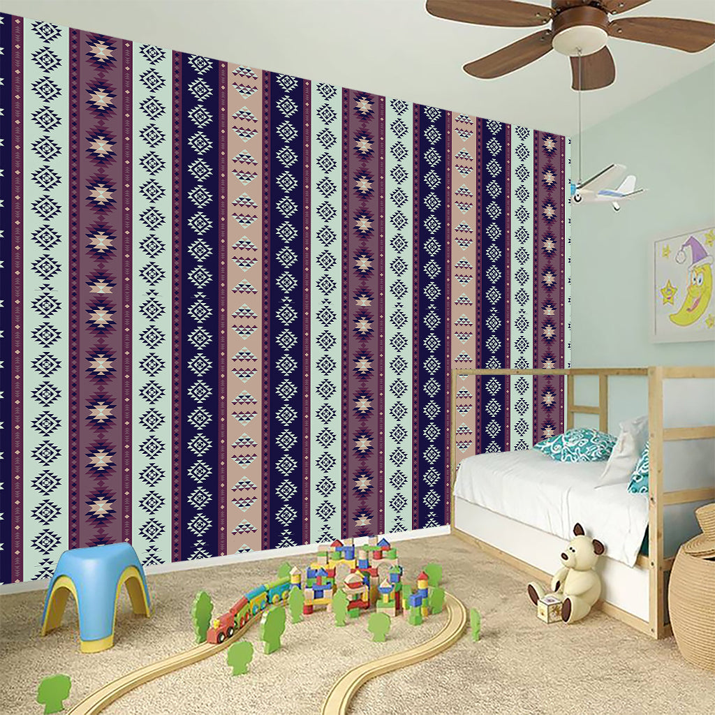 Southwestern Stripe Pattern Print Wall Sticker