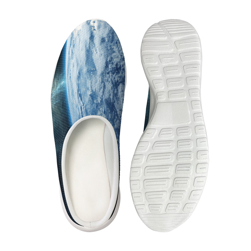 Space And Earth Print Mesh Casual Shoes