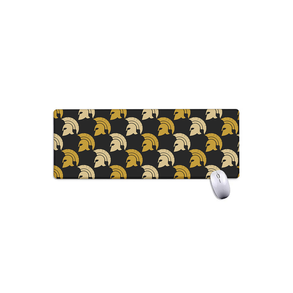 Spartan Warrior Helmet Pattern Print Extended Mouse Pad