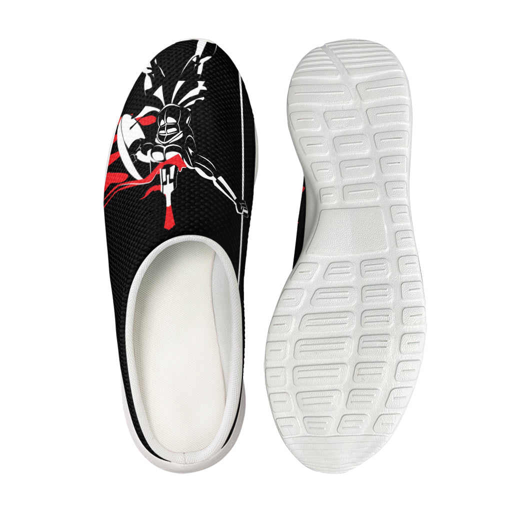 Spartan Warrior Print Mesh Casual Shoes
