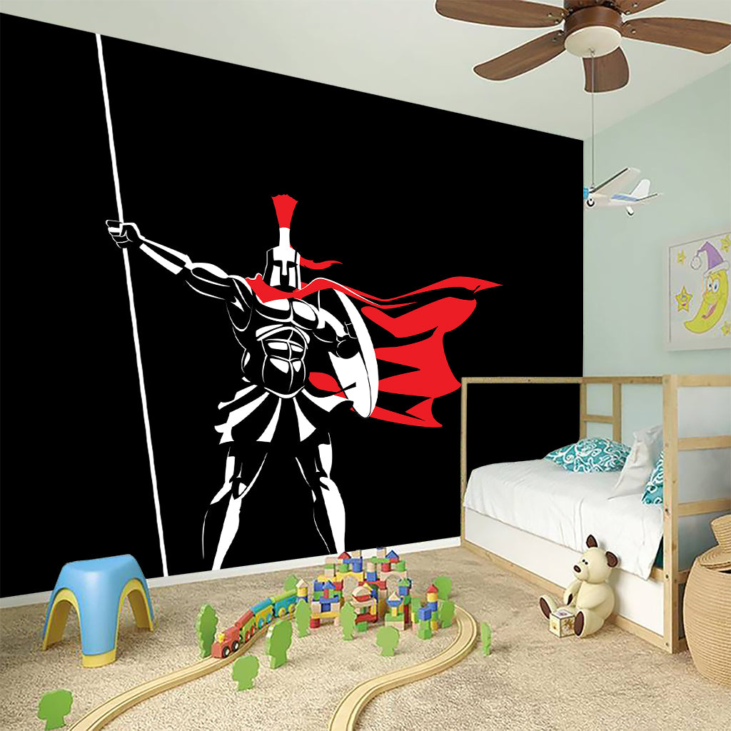 Spartan Warrior Print Wall Sticker