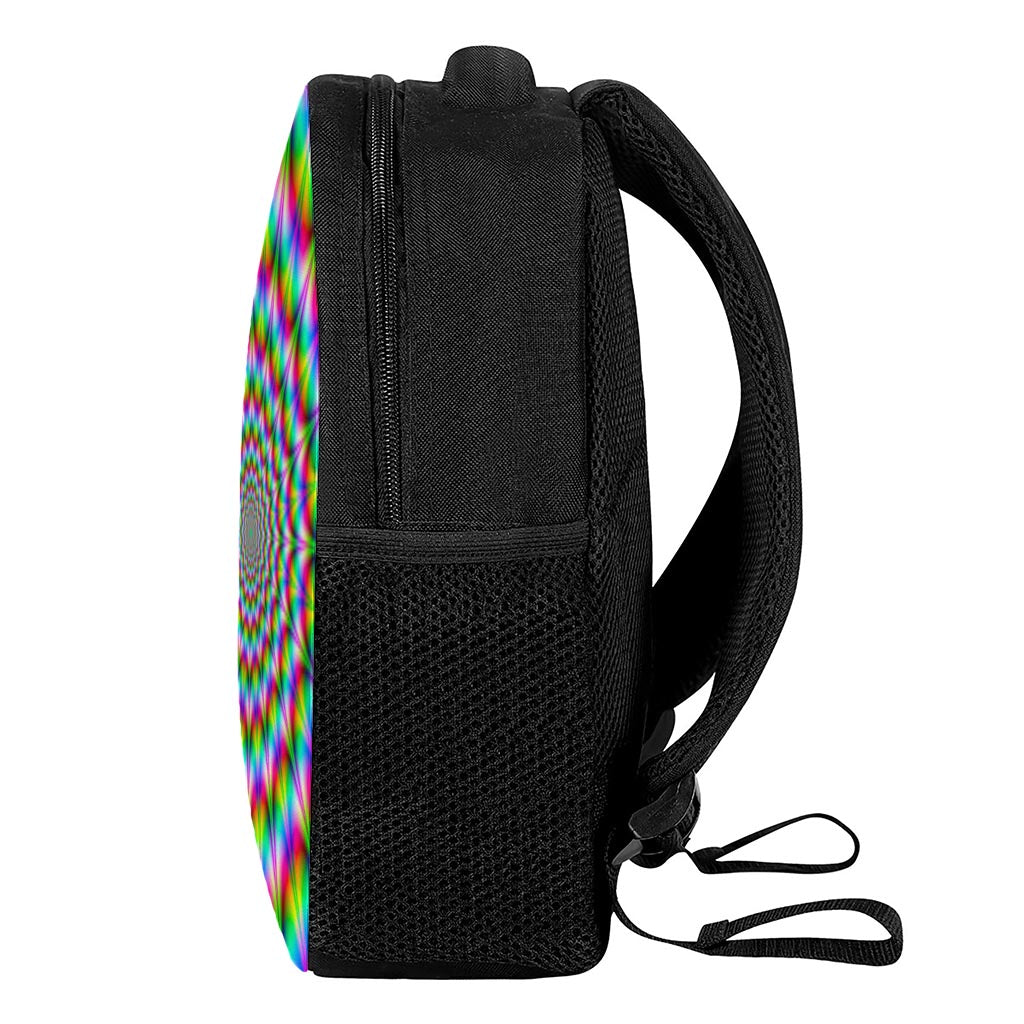 Spiky Psychedelic Optical Illusion Casual Backpack