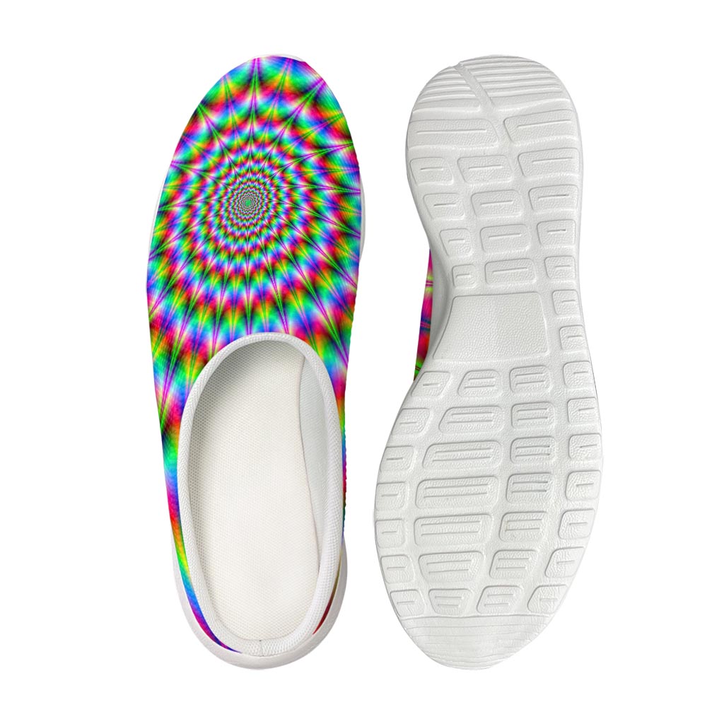 Spiky Psychedelic Optical Illusion Mesh Casual Shoes