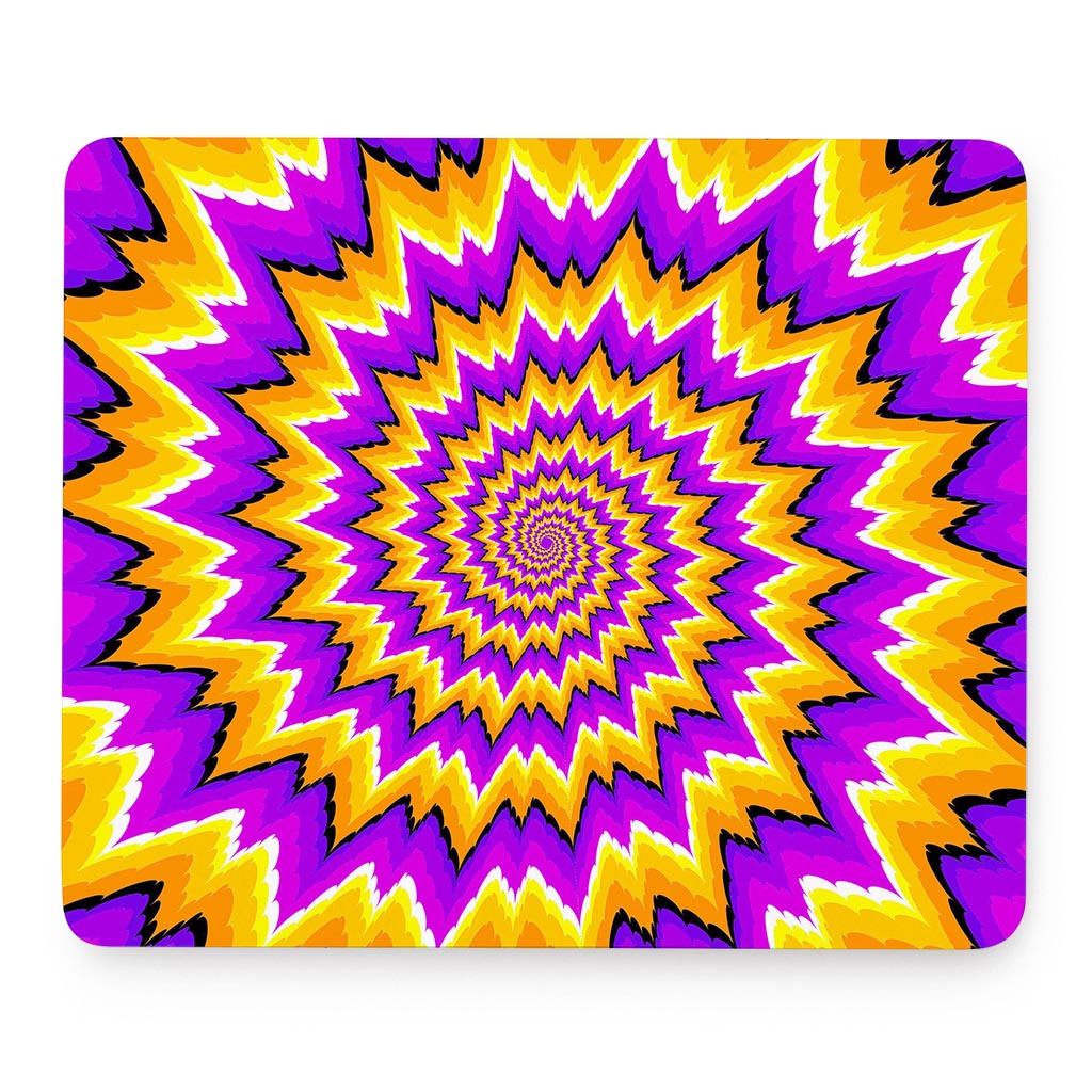 Spiral Expansion Moving Optical Illusion Mouse Pad