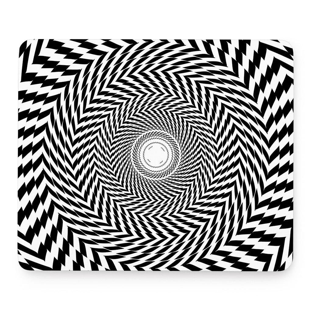 Spiral Illusory Motion Print Mouse Pad