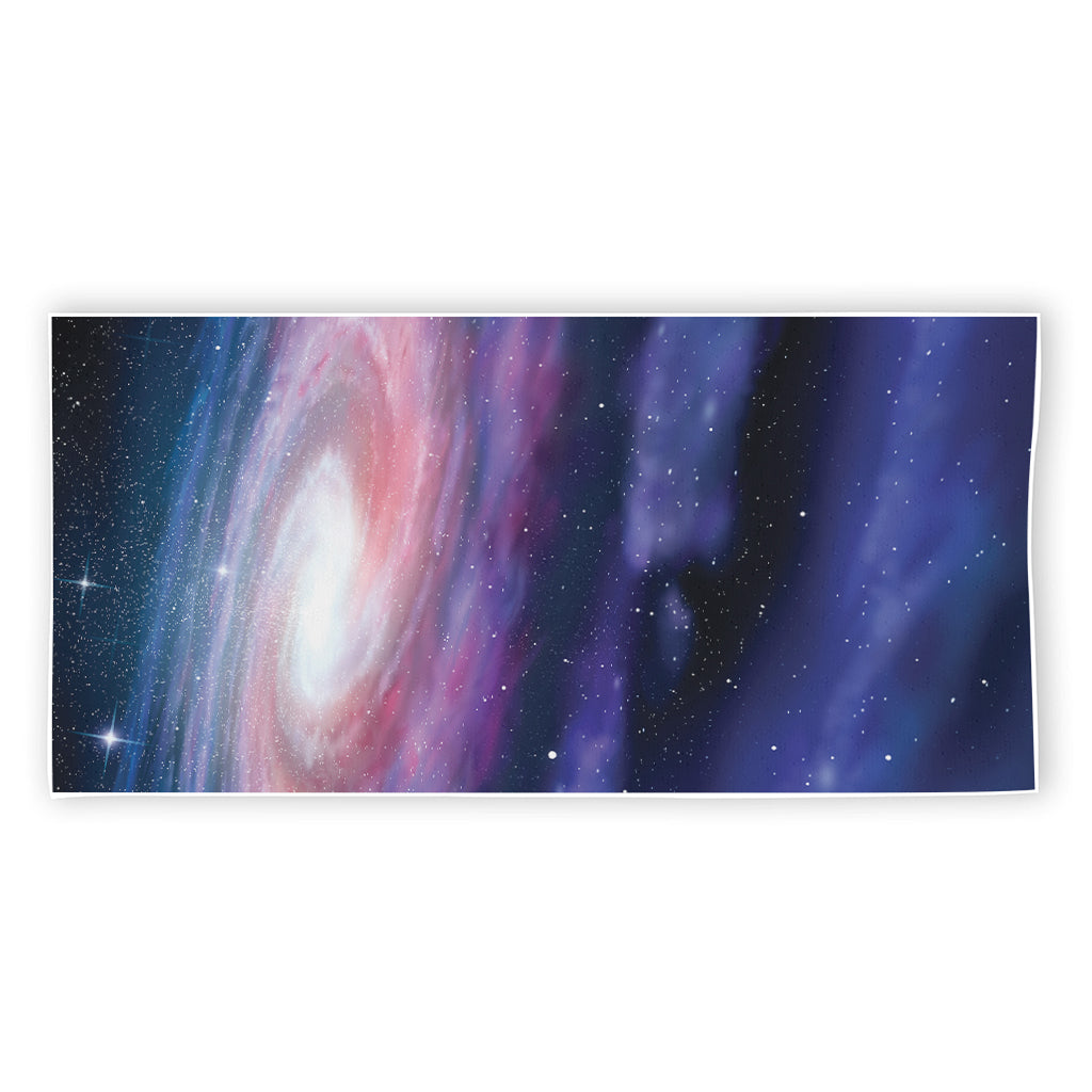Spiral Milky Way Print Beach Towel